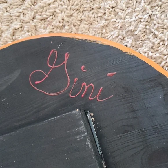 Southwestern Wild Horse Lazy Susan – 15” Hand-Painted Turntable for Rustic Decor - Picture 6 of 7